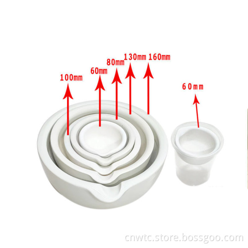 Professional Laboratory Porcelain Mortar and Pestle Set for Medicine Research and Grinding